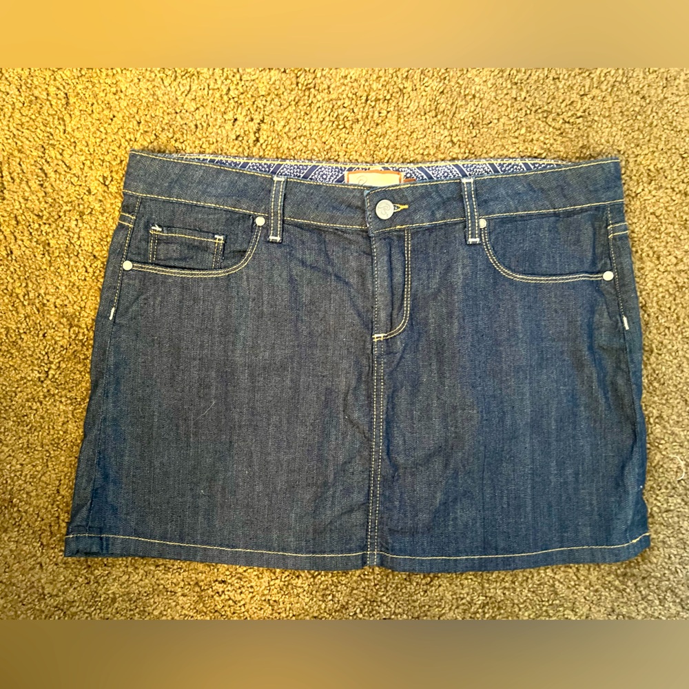 Paige Denim Mini Skirt